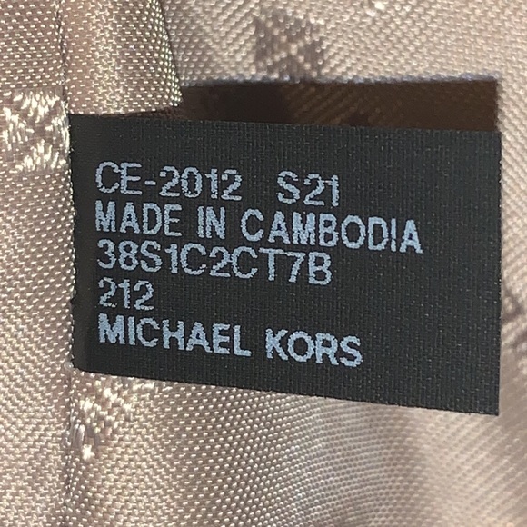 🌺 MICHAEL KORS 🌺 CAROLINE BROWN BLACK SIGNATURE - Picture 4 of 8